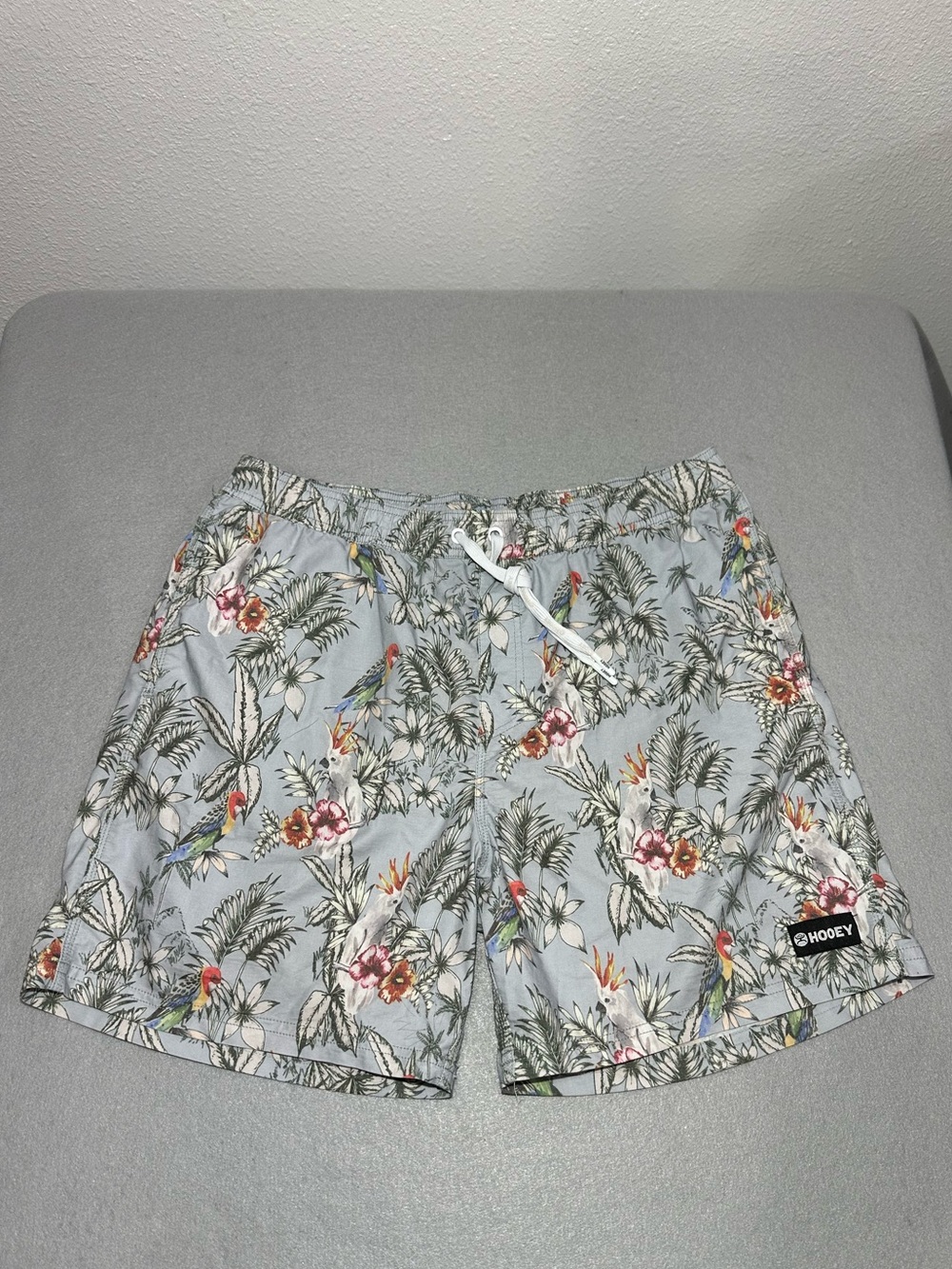 HOOEY "BIGWAKE" BLUE/FLORAL BOARDSHORT